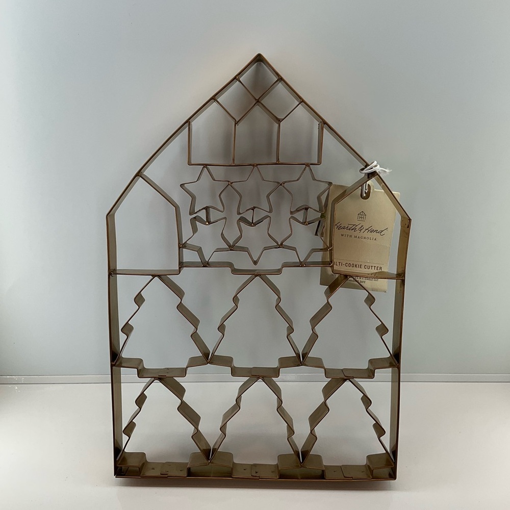 HEARTH & HAND with MAGNOLIA Multi Cookie Cutter House Trees Stars Farmhouse